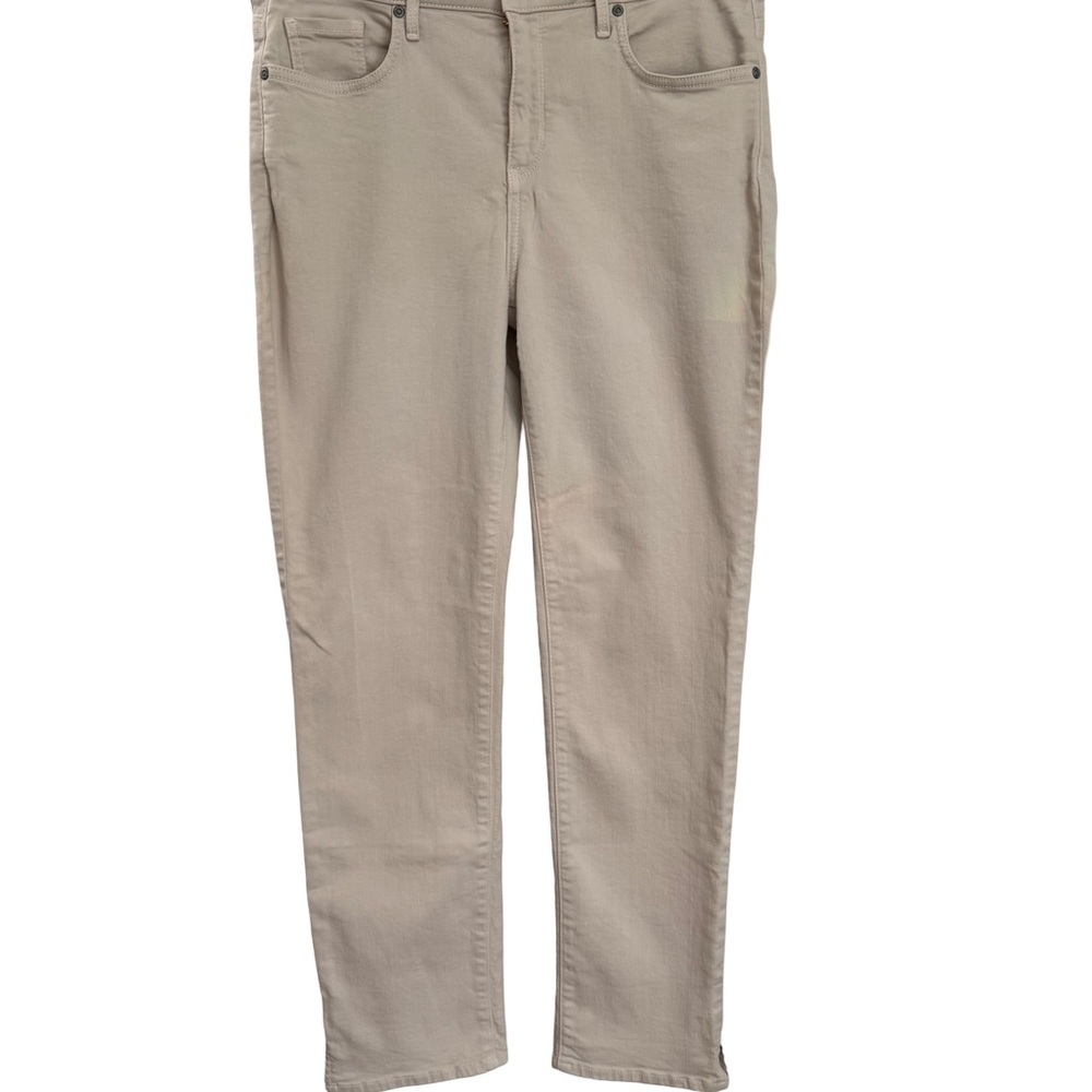 NYDJ Women's Straight Leg Jeans in Tan